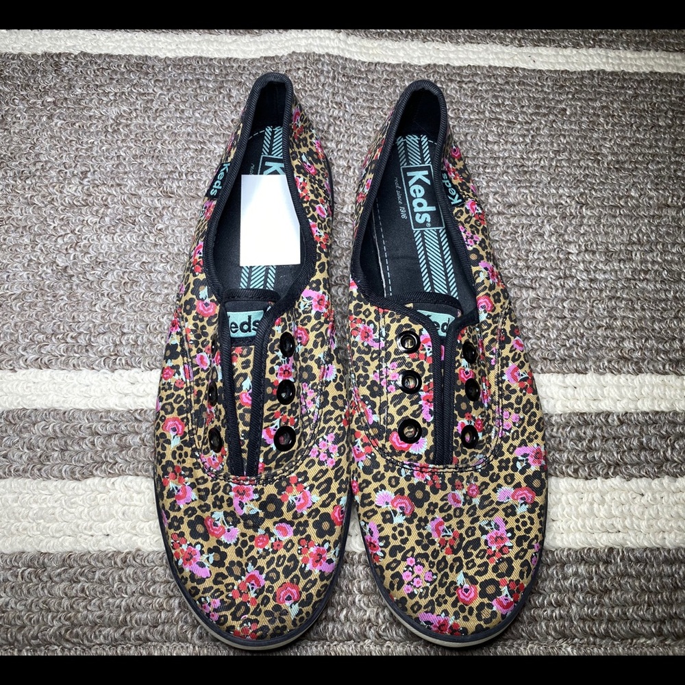 Keds Leopard Print Non Lace Sneakers